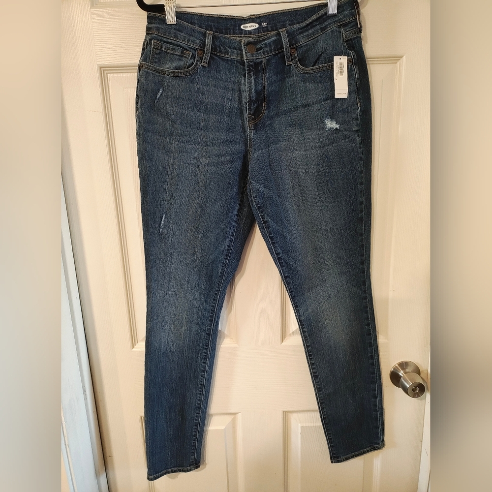 Old Navy Curvy Skinny Sz 6 Blue Women's Jeans